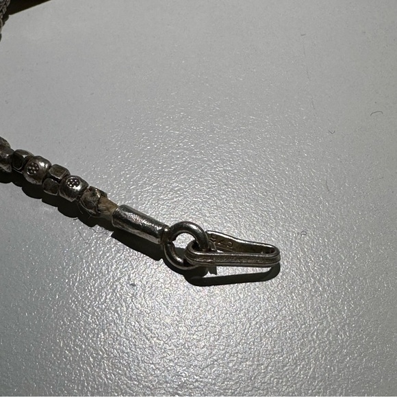 Vintage Italy Sterling 925 Silver San Marco Macaroni Link Bracelet 7" Signed 15g - Picture 13 of 16